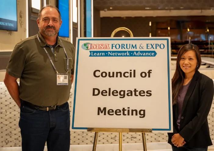 IMSA volunteers at forum and expo